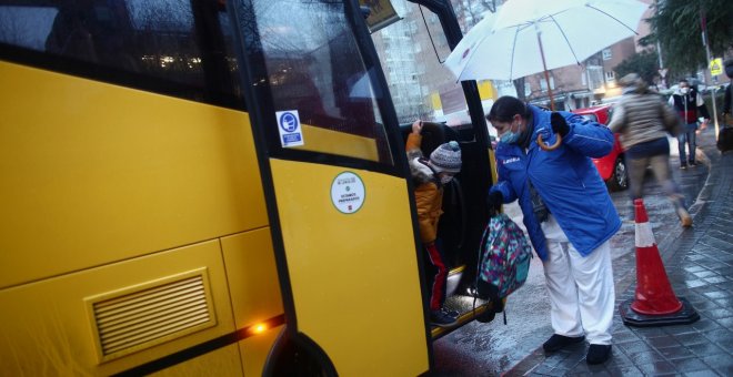 Así ha sido la vuelta al cole en las comunidades más afectadas por 'Filomena'