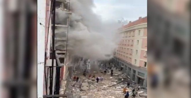 S'eleven a quatre el nombre de morts en l'explosió que ha destruït un edifici al centre de Madrid