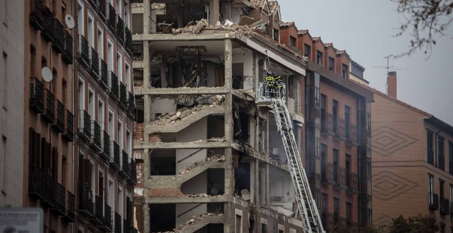 Al menos cuatro muertos tras la explosión de un edificio en el centro de Madrid