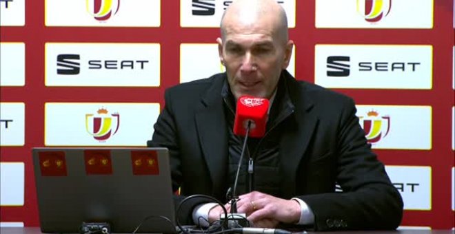 Zidane: "Asumo toda la responsabilidad y estoy tranquilo. Vamos a ver qué pasa estos días"