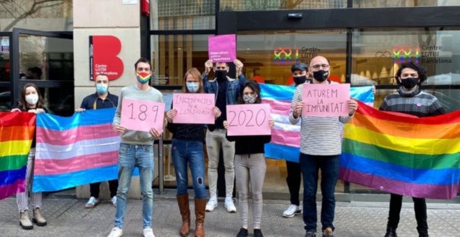 El col·lectiu LGBTIQ planta cara davant unes agressions a l'alça