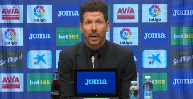 Simeone destaca el papel de Luis Suárez frente al Eibar