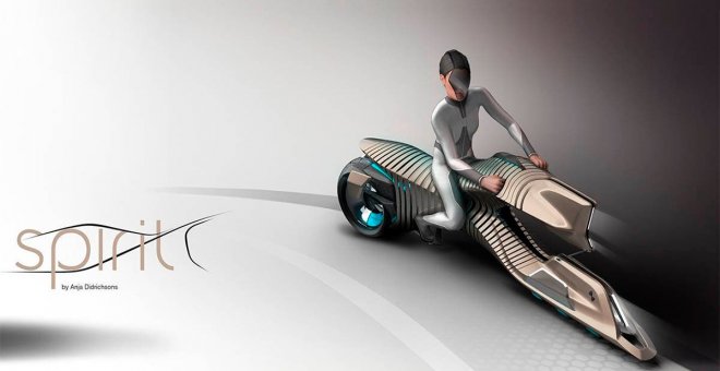 BMW Spirit, la reinterpretación de la motocicleta eléctrica que se mimetiza con el piloto