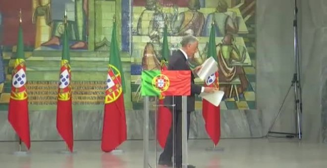 Rebelo de Sousa reelegido presidente de Portugal en la primera vuelta