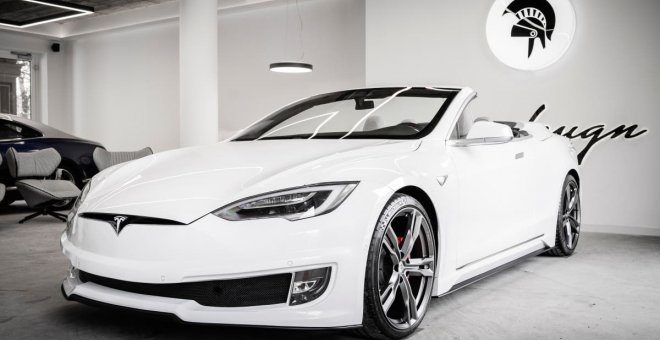 El Tesla Model S Cabrio de Ares Design es real y único en el mundo