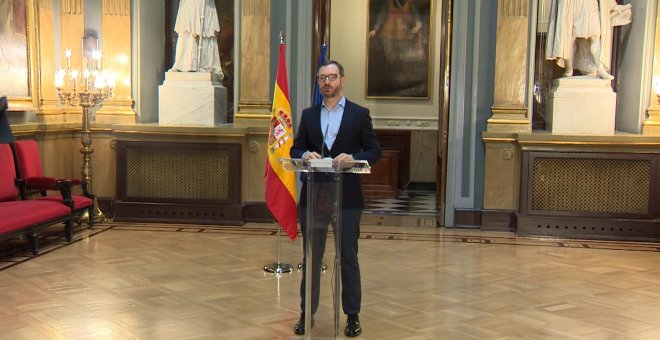 Javier Maroto, portavoz del Grupo Parlamentario Popular en el Senado