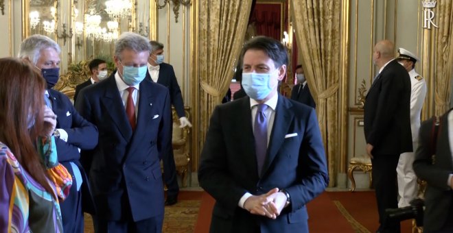 Conte presenta su dimisión al presidente de Italia, que abre ronda de consultas