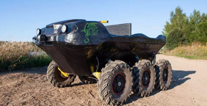 'Green Scout': el primer vehículo anfibio 6x6 totalmente eléctrico en el mundo
