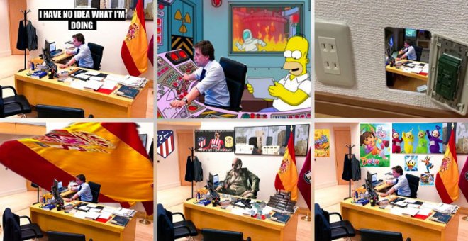 Los memes más geniales de Almeida trabajando en su despacho del Ayuntamiento de Madrid