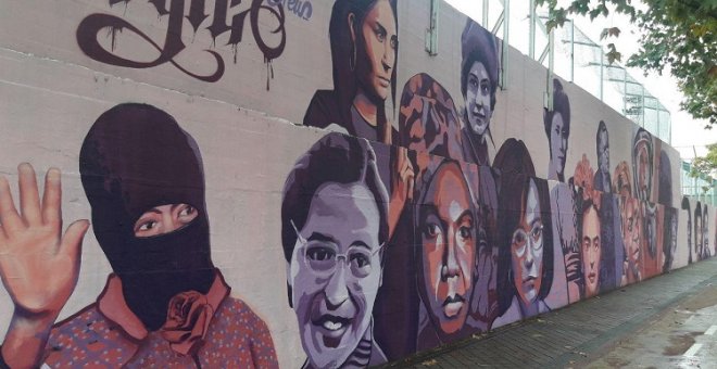 Vox pierde la batalla del mural feminista en Madrid