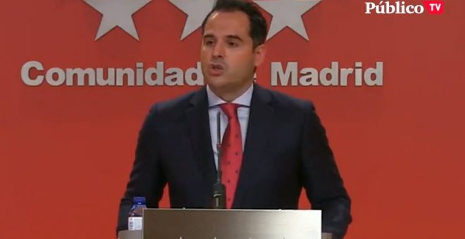 Ignacio Aguado: "No queremos adoptar más medidas"