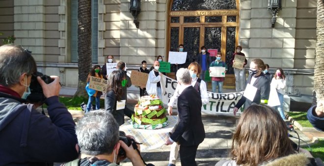 Concentracions a Barcelona i Tarragona contra el repartiment "injust i contaminant" dels fons europeus