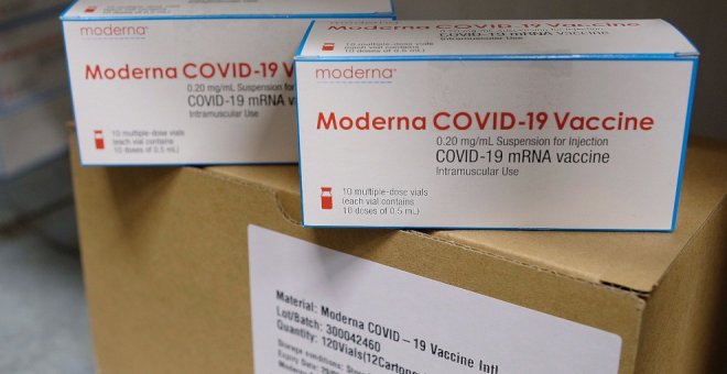 Llegan a España otras 52.000 dosis de la vacuna de Moderna