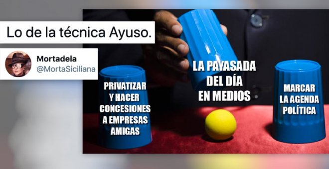 "Ayuso no toma medidas sanitarias, hace campañitas electorales": las redes estallan con sus ocurrencias, ahora con la hostelería