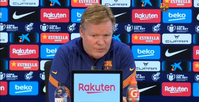 Koeman: "Un club como el Barcelona no puede estar sin presidente"