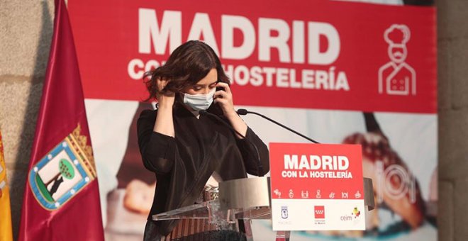 La "desidia" de Ayuso se cobró 7 negocios de hostelería cada día en Madrid durante 2020, denuncia UATAE