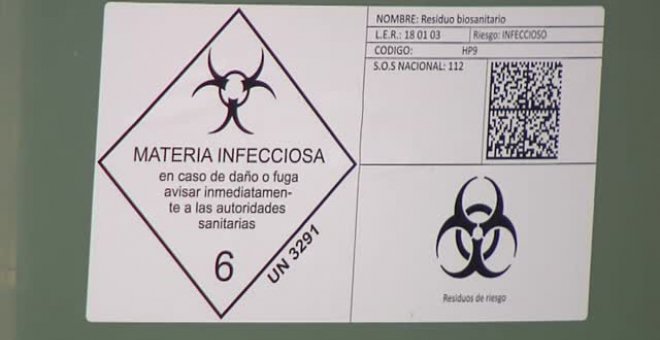 Toneladas de 'residuos Covid' se acumulan en los hospitales de Valencia