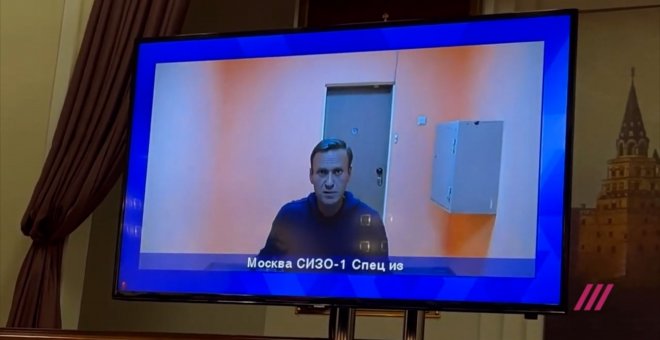 Confirman en Moscú la pena de tres años y medio contra Navalni