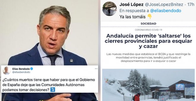 Andalucía recrimina a Sánchez que no imponga más medidas y los tuiteros responden: "No tenéis jeta ni nada"