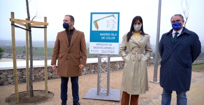 Villacís inaugura el Mirador de Montecarmelo en Madrid