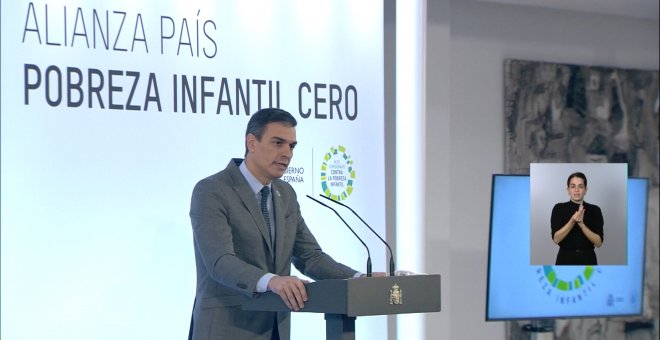Sánchez señala a España con un 27% de niños pobres
