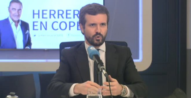 Casado: "¿A mí qué me tienen que preguntar? Que le pregunten al señor Sánchez por Roldán"