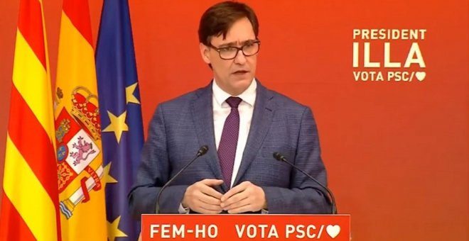 Illa (PSC) quiere abrir una etapa de reencuentro en Cataluña