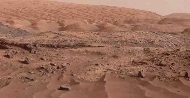 El viento que sopla sobre la superficie desértica de Marte: el vídeo del Curiosity en el planeta que se ha hecho viral