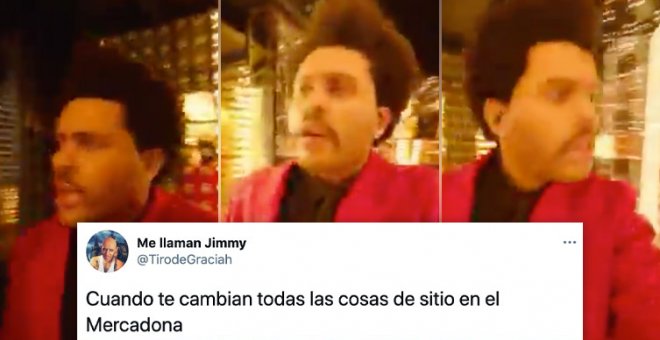 Las redes se llenan de memes con este momento de The Weeknd en la Super Bowl