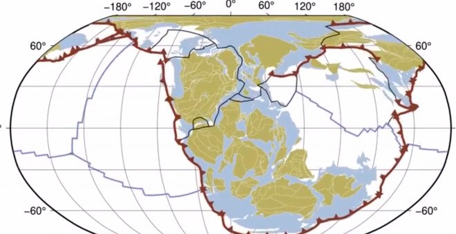 Mil millones de años de deriva continental en 40 segundos