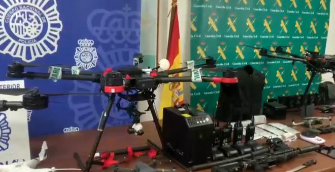 Desarticulan red dedicada a llevar y traer droga en drones entre Ceuta y Marruecos