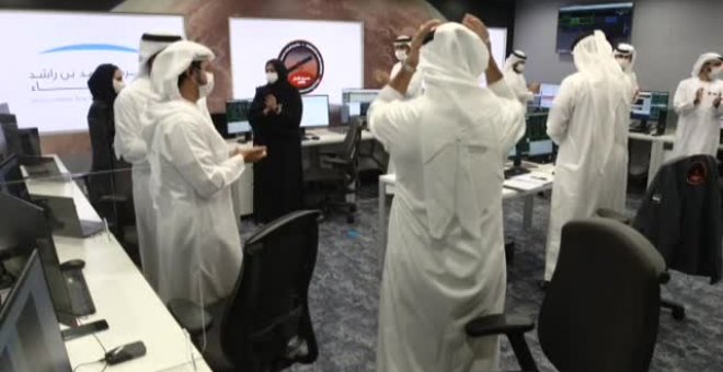 Entra en la órbita de Marte un satélite de observación de Emiratos Arabes Unidos