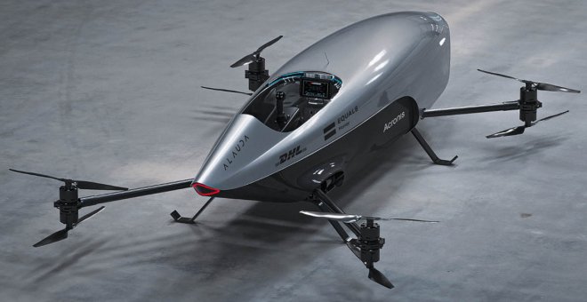 Este avión eléctrico eVTOL, es el primer "coche eléctrico volador de carreras" del mundo