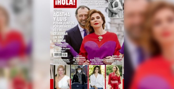 Agatha Ruiz de la Prada celebra un año de amor con Luis Gasset
