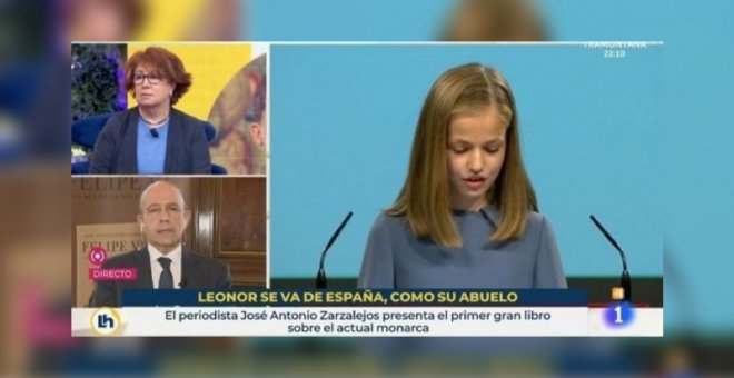 La Justicia anula el despido del guionista de RTVE que rotuló "Leonor se va de España, como su abuelo"