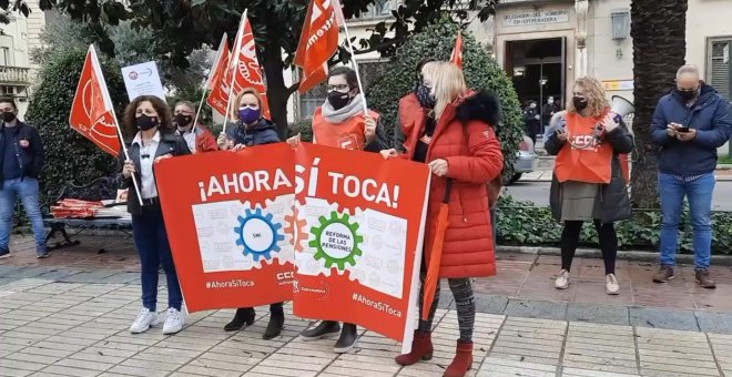 Sindicatos piden en Badajoz subida del SMI y la derogación de reforma laboral