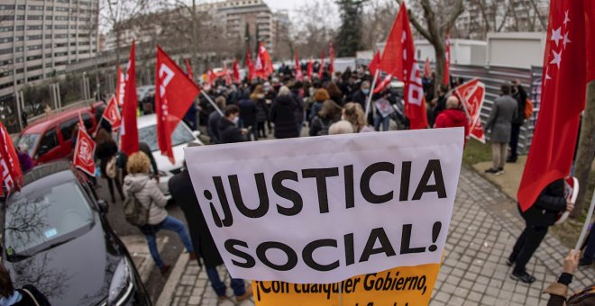 UGT y CCOO salen a la calle para exigir al Gobierno que cumpla sus compromisos en materia laboral y de pensiones