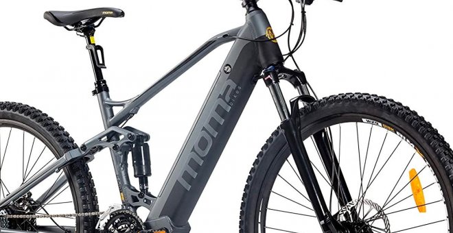 Esta es la bicicleta eléctrica más vendida de Amazon: doble suspensión, 120 km de autonomía y barata