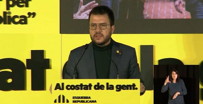 Aragonès pide victoria "histórica" para no dar alternativa a Presidencia de ERC