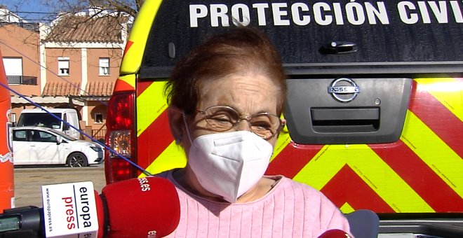 Anciana vacunada contra el Covid: "No quiero morir de esta enfermedad"