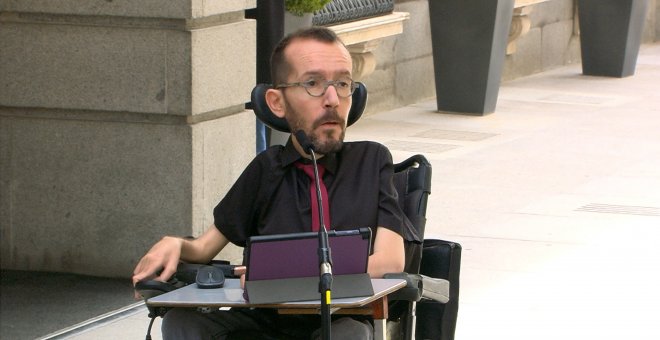 Echenique dice que la paciencia es mutua en el Gobierno de coalición