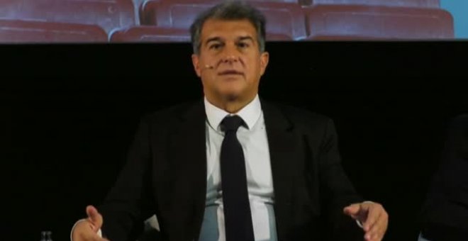 Laporta pide no dejar solos a los jugadores del Barça