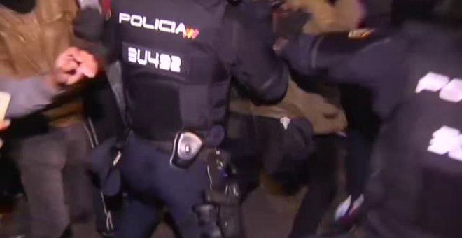 Nuevos altercados en Valencia en una concentración en apoyo al rapero Hasél