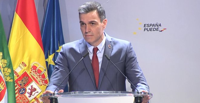 Sánchez dice que la violencia es "inadmisible"