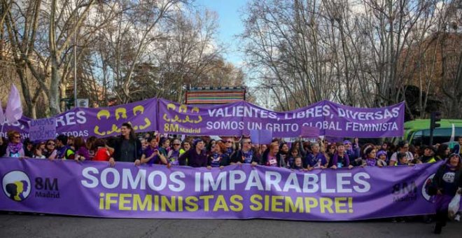 El movimiento feminista de Madrid convoca una concentración con aforo limitado de 250 mujeres para el 8M