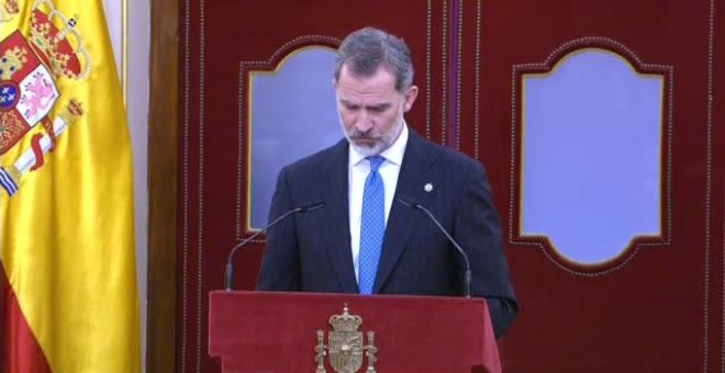 Felipe VI destaca la "firmeza y autoridad determinantes" de su padre el 23F