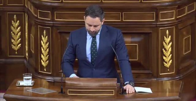 Abascal: "Quizá debamos ofrecer a esta Cámara una segunda moción de censura"