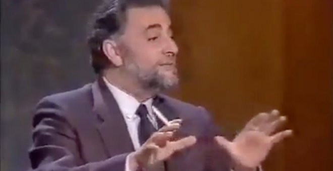 Dos minutos de reflexión de Julio Anguita hace 30 años como ya no se ven en televisión