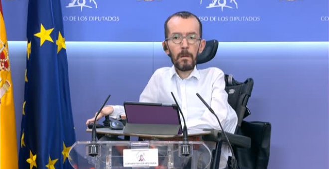 Echenique sobre la renovación del CGPJ: "No va a haber vetos en el acuerdo final como con RTVE"