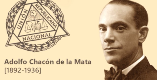 Adolfo Chacón de la Mata, diputado y gobernador civil republicano de Almería, Alicante y Segovia, asesinado por rebeldes franquistas en Valladolid en 1936